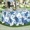 thumbnail image 6 of Sea Turtle Round Tablecloth 60 inch,Shell Pearls Watercolor Circle Table Cloth Polyester Waterproof Stain Wrinkle Free Table Cover for Home Kitchen Dining Party Pinic Patio Outdoor Decor, 6 of 6