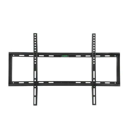 MegaMounts Smooth Black Matt Finish Fixed Television Mount for 32"- 70" LCD, LED and Plasma Televisions