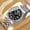 Silver Black, variant on Starry Sky Series Watch Men Sun Moon Stars Quartz Watch Luminous Waterproof Men's Student Business Fashion Wristwatch Men's Watch