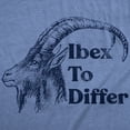 thumbnail image 2 of Mens Funny T Shirts Ibex to Differ Sarcastic Animal Graphic Novelty Tee for Men Graphic Tees, 2 of 9