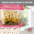 thumbnail image 4 of 24pc Fresh Keeper Storage Container Set - Red, 4 of 8
