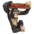 thumbnail image 1 of Design Toscano QL1555141 Monkey Business Jungle Welcome Statue,full color, 1 of 1