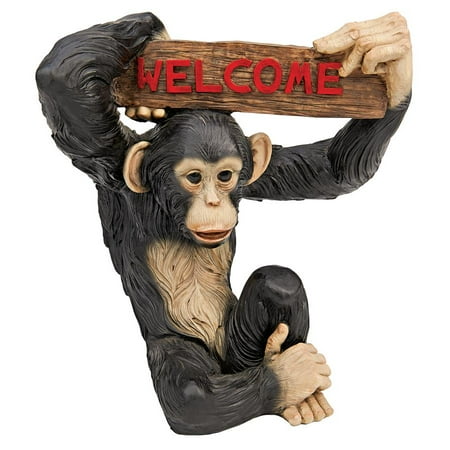 Monkey Business Jungle Welcome Statue