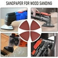 thumbnail image 6 of SATC 60Pcs Triangle Sanding Pads for Oscillating Multi-Tool Hook Loop Sandpaper Discs, 6 of 8