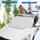 thumbnail image 1 of Dontodent - Cubierta para Parabrisas de Coche, Cubierta Plegable Universal Magnética para Coche Anti Frost, Snow, Ice, Rain & Sun - Protección para Parabrisas 146 x 102cm Kuyhfg Sin marca, 1 of 5
