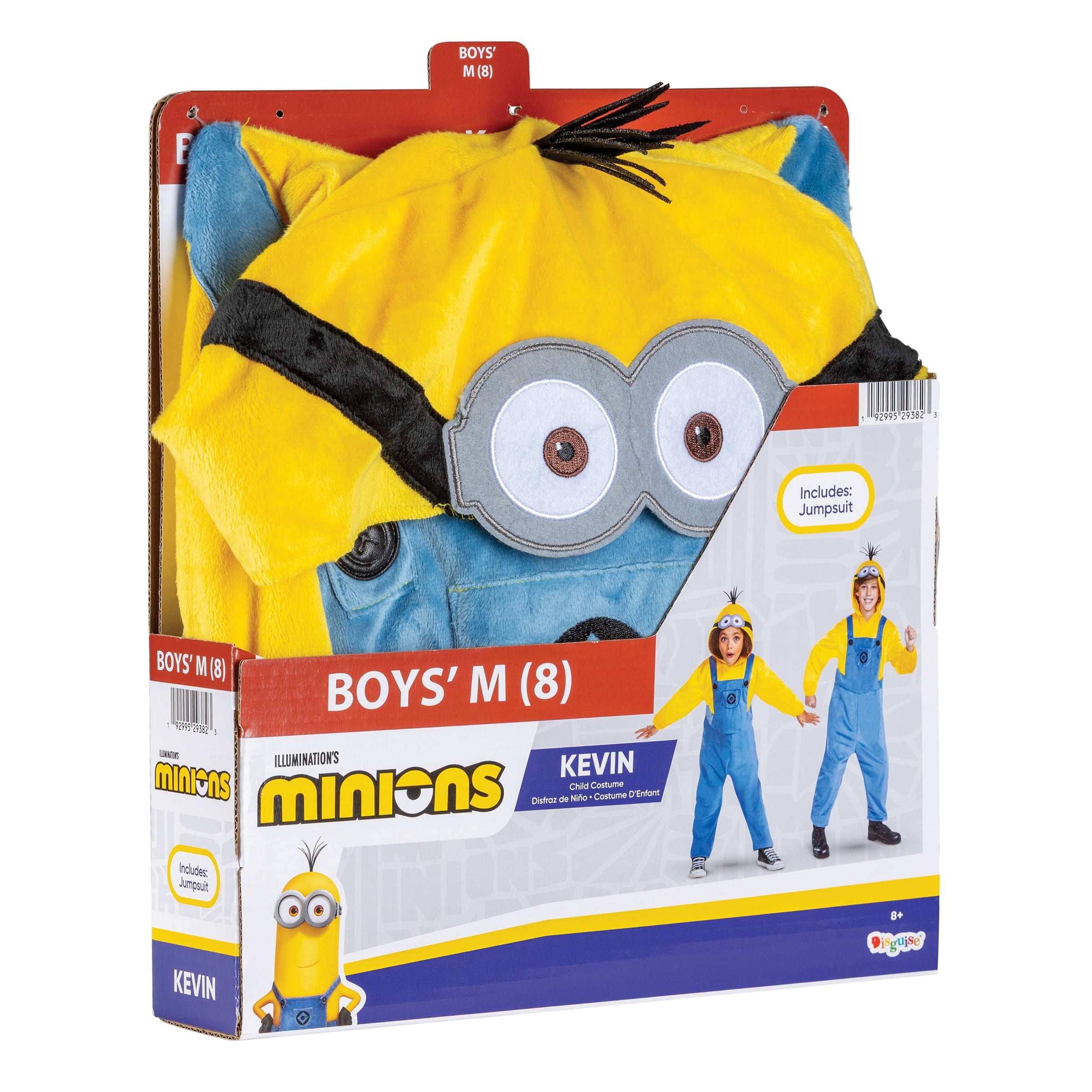 NBC Universal Minions 'Minion' Halloween Costume for Children, Boys Size M (8), by Disguise
