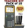 thumbnail image 1 of Pre-Owned Texas Instruments TI-84 Plus CE Graphing Calculators, Python, Teacher Pack of 10, 1 of 4