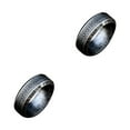 thumbnail image 2 of Maytalsory Unique Vintage Steel Ring Suitable For All Genders Metal Ring For Men Gifts For Friends Vintage Rings Antique silver 13 2Set, 2 of 6