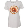 thumbnail image 3 of Inktastic Happy Thanksgiving with Cute Turkey Women's T-Shirt, 3 of 5
