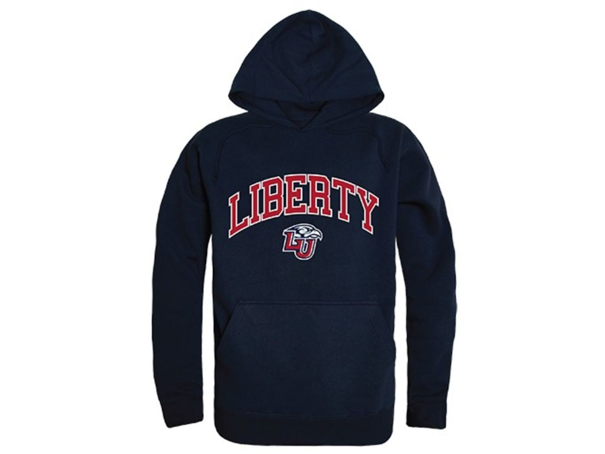 Liberty University Flames Campus Hoodie Sweatshirt Navy - Walmart.com