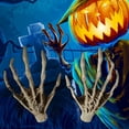 thumbnail image 2 of Halloween Skeleton Hands Realistic Plastic Skeleton Human Hands Model for Halloween Themed Party Decoration, 2 of 7