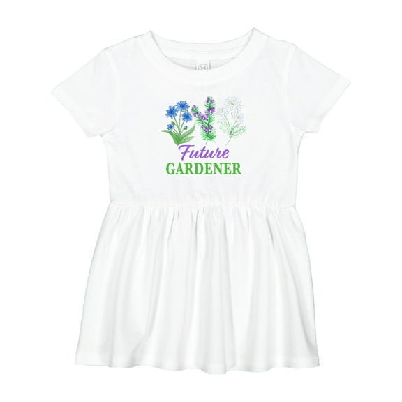 Inktastic Future Gardener Girls Baby Dress