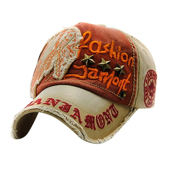 DOPI Stylish Hats Women Embroidered Flower Denim Cap Fashion Baseball Cap Topee