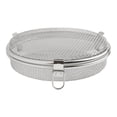 thumbnail image 1 of 1pc Stainless Steel Drying Basket Round Sieve Hanging Drying Vegetable Net Anti-fly Artifact Drying Small Fish Kitchen Tool, 1 of 10