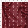 thumbnail image 3 of Soimoi Japan Crepe Satin Red Fabric By the Yard - 54 Inch Wide -Geometric Material - Artistic and Modern Patterns for Various Uses Printed Fabric, 3 of 6