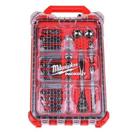 UPC: 0045242558179 | Milwaukee 48–22-9481 3/8  Drive SAE Ratchet and Socket Set with Case (28-Piece)