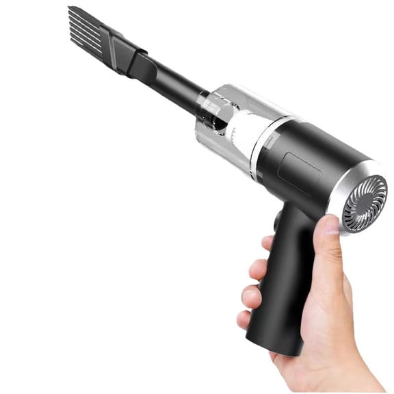 Handheld Vacuum Cordless, Portable High Suction Mini Vacuum for Window Bed Sofa and Car Interior Quiet Rechargeable Home Cleaning Tool for Pet Hair Crumbs, Black