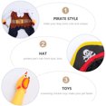 thumbnail image 4 of FONDOTIN Pet Pirate Suit Assorted Color Dog Clothes Costume Comfortable and Easy to Wear, 4 of 8