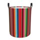 thumbnail image 1 of Fotbe Mexican Serape Blanket Stripes Cesto de Ropa con Asas, Cesto Impermeable de Gran Capacidad, Bolsa de Lavado para Dormitorio, Cesto de Ropa con Ruedas y Asas-Medium, 1 of 6
