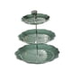 thumbnail image 4 of Soporte para tartas y cestas de frutas, soporte multifuncional para alimentos, ideal para postres, pasteles y fiestas. L 3 niveles verde, 4 of 9