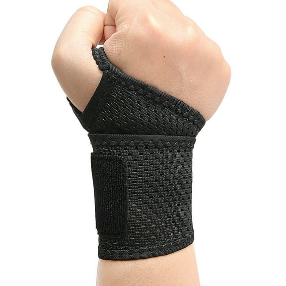 Workout Wrist Support Breathable Elastic Wrist Wrap Brace For Fitness Badminton