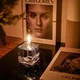thumbnail image 3 of GXFCCYXT 2 Pieces Small Refillable Clear Glass Oil Lamp Unscented Candles for Fine Dining Restaurants or Home Cotton Wick and Holder Included, 3 of 7