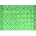 thumbnail image 1 of Ahgly Company Indoor Rectangle Abstract Emerald Green Modern Area Rugs, 2' x 3', 1 of 4