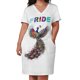thumbnail image 3 of Vestido suelto con bolsillo Peacock Pride vestido de verano para mujer vestidos de mujer 2025, 3 of 7