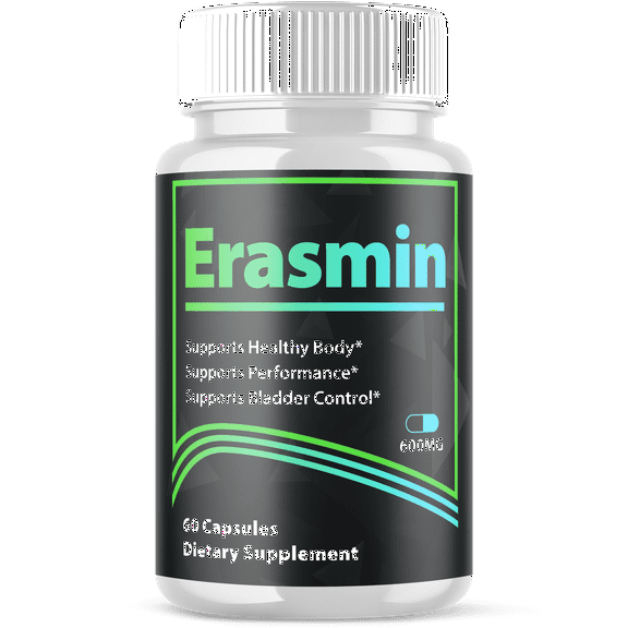 Erasmin Pills Advanced Formula Vitamin Supplement Support for Overall Wellness 60 Capsules
