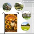 thumbnail image 6 of Siamese Cat Sunflower Garden Flag 12x18 Inch Double Sided,You Are My Sunshine Animal Flowers Rustic Farmhouse Outdoor Decor,Summer Fall Floral Sunset Yard Lawn Porch Gift, 6 of 6