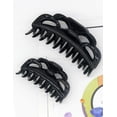 thumbnail image 3 of Piezas de cabello para moño desordenado de capullo de rosa para mujer, extensión de moño para cabello, moño rizado rizado, Scrunchie, negro azabache Natural, 3 of 5