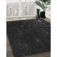 thumbnail image 2 of Ahgly Company Indoor Rectangle Patterned Night Black Area Rugs, 4' x 6', 2 of 6