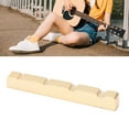 thumbnail image 1 of Ccdes Electric Bass Nut 38mm 4 String Acoustic Guitar Replacement Metal Slotted String Nut,Slotted Bass Nut,String Nut, 1 of 8