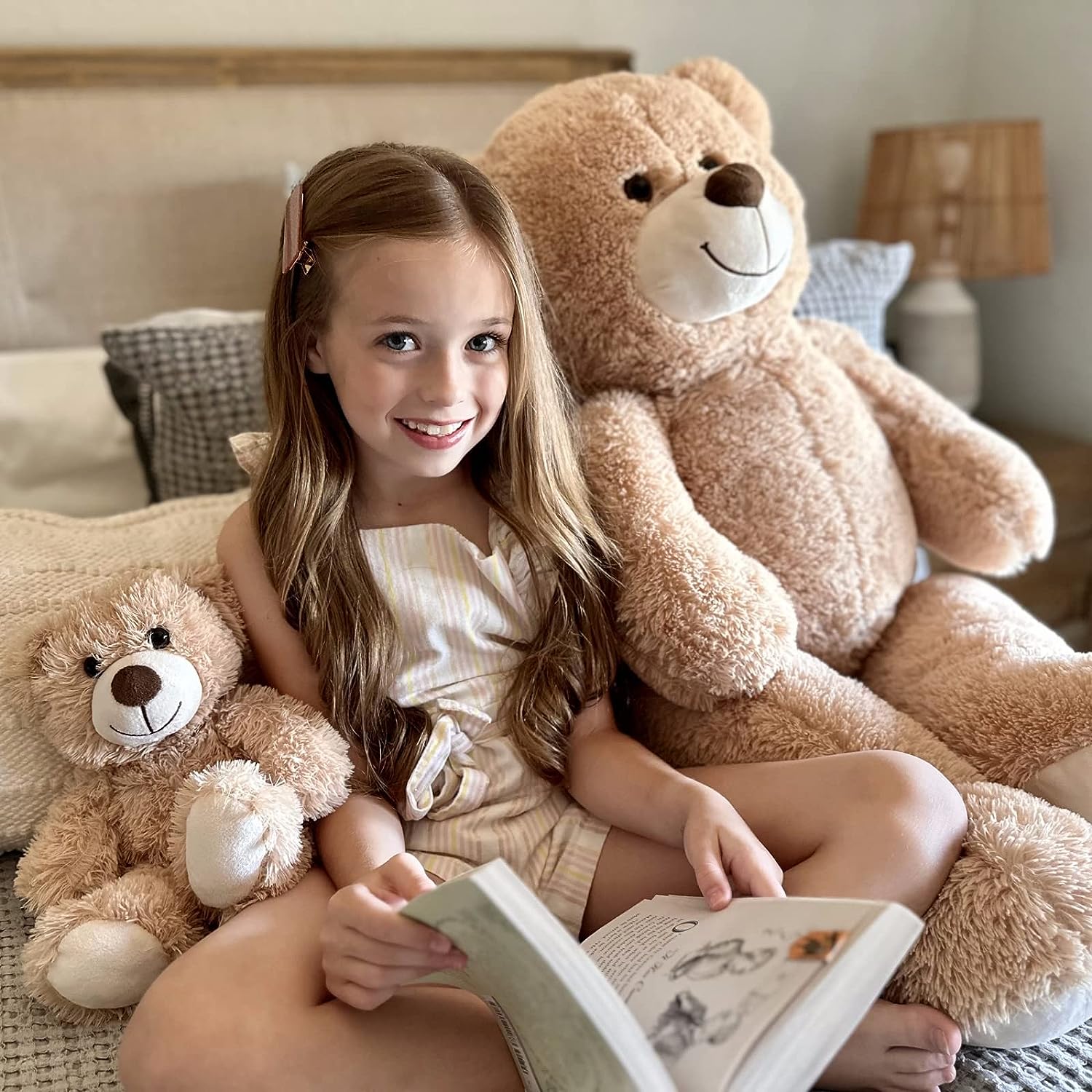 Morismos 39" Mommy and Baby Teddy Bear Set photo 5
