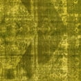 thumbnail image 1 of Ahgly Company Indoor Square Abstract Yellow Modern Area Rugs, 8' Square, 1 of 4