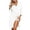 White, variant on Womens Nightgown Soft Cozy Kimono Bath Spa At Home Robes for Women,Red,S