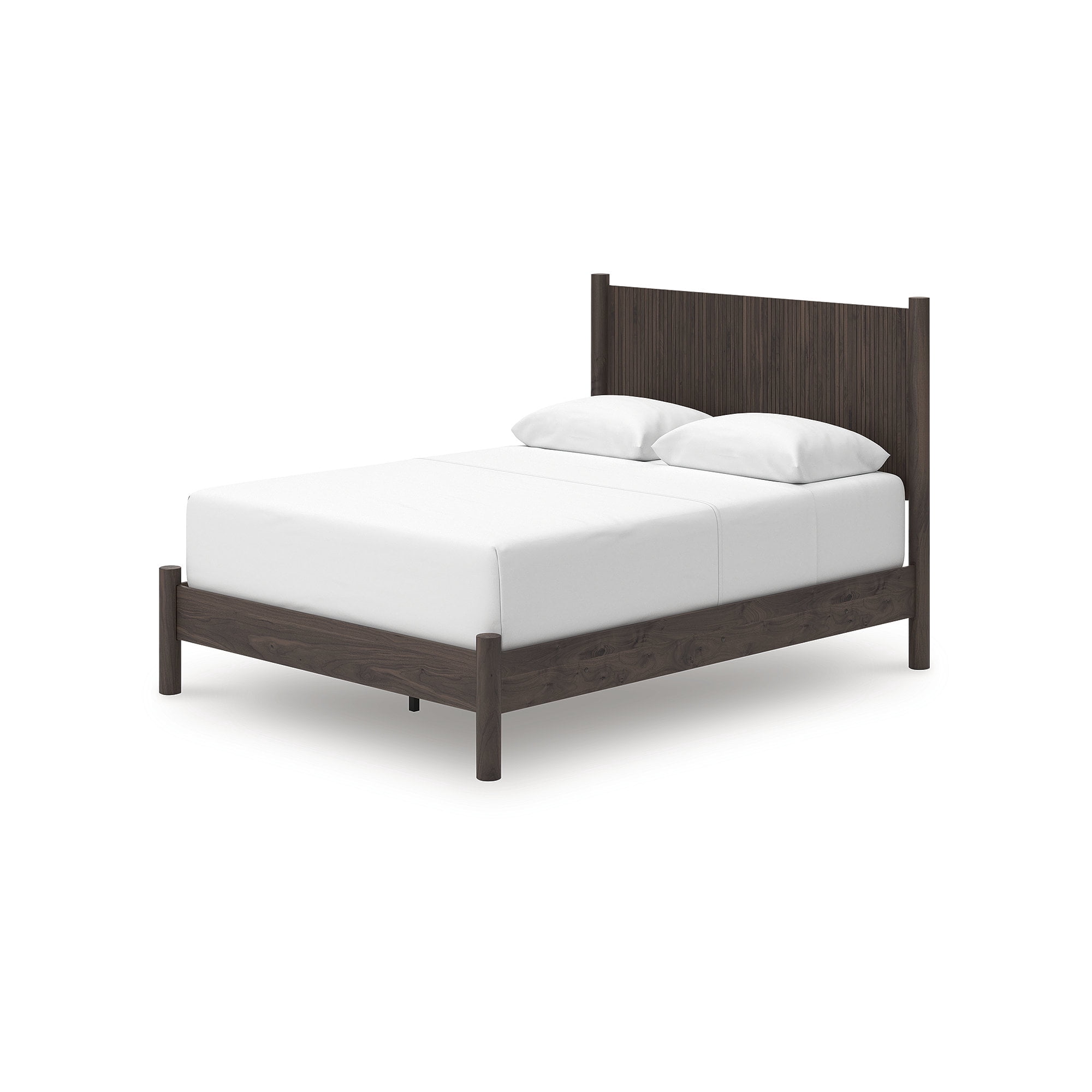 Signature Design by Ashley Cadmori Modern Queen Panel Bed, Brown