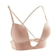 thumbnail image 2 of Helii Women U Plunge Deep V Push Up Bra, Seamless Multiway Convertible Comfort Bra, 2 of 6