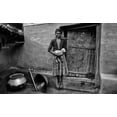 thumbnail image 2 of Das, Avishek 32x21 Gold Ornate Wood Framed with Double Matting Museum Art Print Titled - Village Girl, 2 of 4