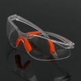 thumbnail image 4 of Lab Work Safety Eye Protective Glasses PC Material Anti Impact Wind Dust Proof Goggles Safety Riding Clear Glasses, 4 of 7