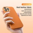 thumbnail image 5 of Funda magnética de cuero de lujo para iPhone 15 14 13 Pro Max Plus Mini, Magsafe, carga inalámbrica con accesorios de animación para teléfono, 5 of 5