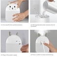 thumbnail image 4 of Humidificador USB mini humidificador de aire en aerosol de hidratación silenciosa para dormitorio en casa, 4 of 5