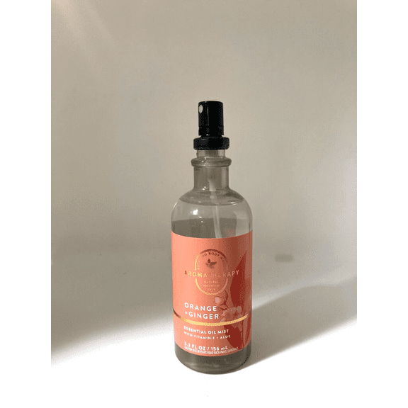 Bath and Body Works Aromatherapy ORANGE   GINGER Essential Oil Mist 5.3 oz