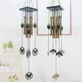 thumbnail image 2 of Wind Chime Crisp Sound Rustproof Creative Shape Corrosion Resistant Lanyard Design Decorative Metal Tube Wind Chime Garden Hanging Decoration Garden Supplies, 2 of 7