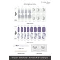 thumbnail image 5 of Ohora Semi Cured Gel Nail Strips (N Goblin Moon) - Works with Any Nail Lamps, Salon-Quality, Long Lasting, Easy to Apply & Remove - Includes 2 Prep Pads, Nail File & Wooden Stick - Purple, 5 of 7