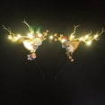 thumbnail image 4 of Diadema LED brillante para fiesta de mujeres y niñas, alce, baya, asta, rama de árbol iluminada, Cosplay, Decoración de cumpleaños, Festival de Halloween, 4 of 4