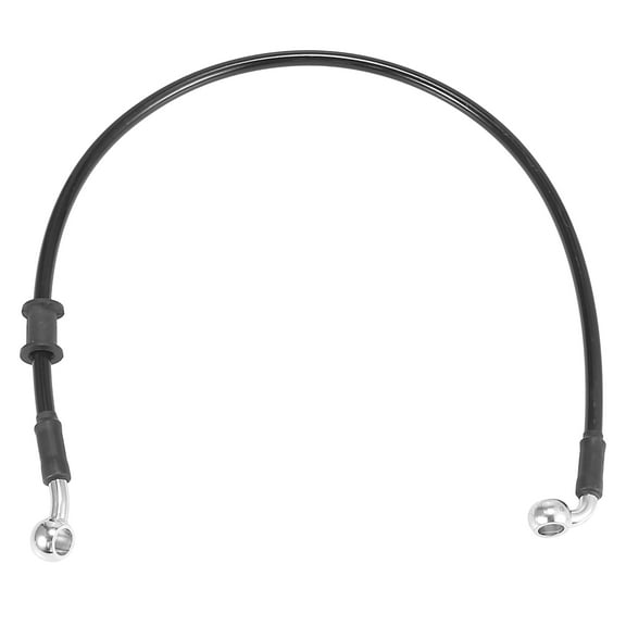 Universal 60cm 23.62" Brake Clutch Oil Hose Line Pipe Black for Motorcycle