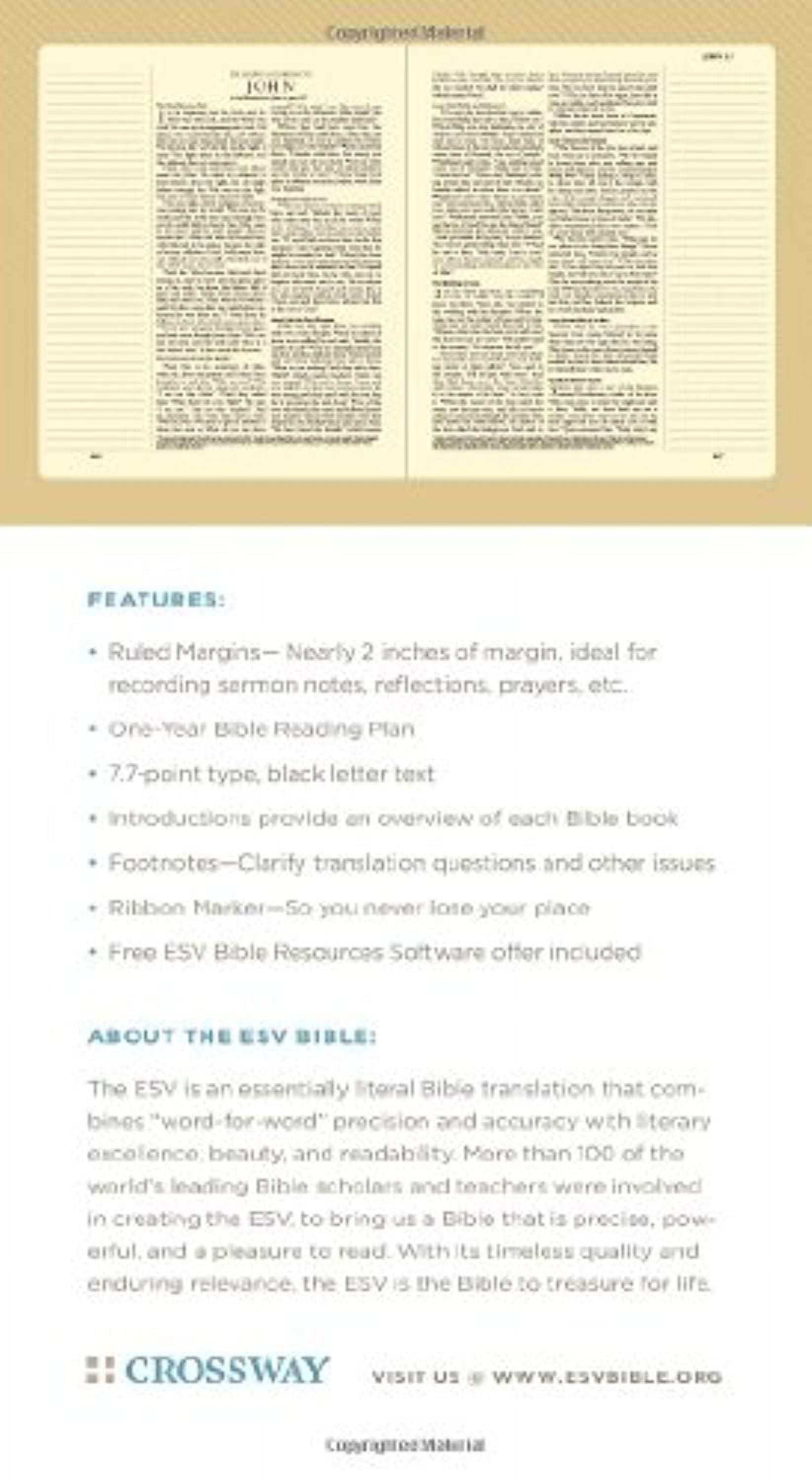 Journaling Bible-ESV, (Hardcover)
