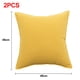 thumbnail image 2 of 2 fundas de almohada cómodas de algodón lavado de color sólido con borde prensado y funda de almohada simple y atmosférica, 2 of 5