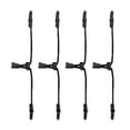 thumbnail image 4 of Shisuyan Adjustable Mask Lanyard Black 4Pcs 7.5In Elastic Strap For Mask, 4 of 9